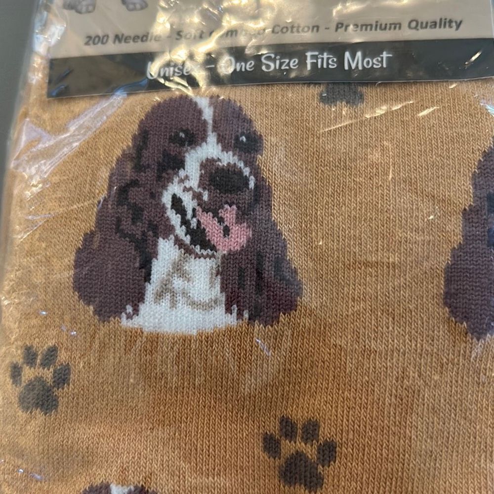 Springier Spaniel Socks NWT - Picture 3 of 3